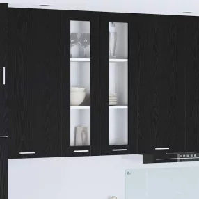   Függő szekrény Riga Fekete tölgy 60 x 31 x 100 cm Faanyag