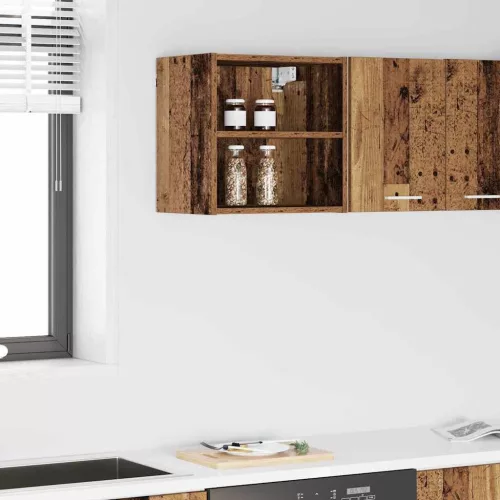 Függő szekrény polcokkal Riga Öreg fa 40 x 29,5 x 40 cm Faanyag