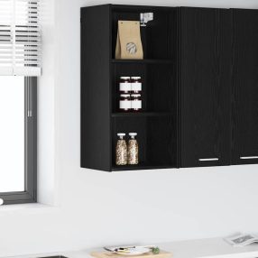   Függő szekrény Riga Fekete tölgy 40 x 29,5 x 80 cm Faanyag