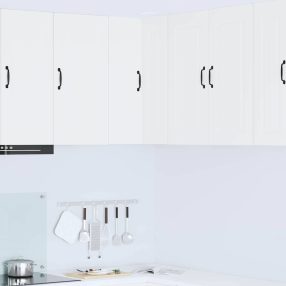   Fali konyhaszekrény polcokkal Fehér 57 x 57 x 80 cm Faanyag