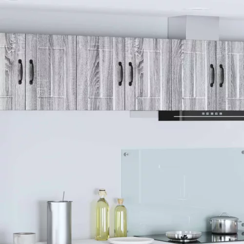 Konyhaszekrény 2 pcs Szürke Sonoma 30 x 31 x 40 cm Faanyag