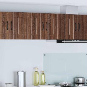 Konyhaszekrény 2 pcs Barna Tölgy 30 x 31 x 40 cm Faanyag