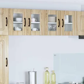Konyhaszekrény 2 pcs Sonoma tölgy 60 x 31 x 40 cm Faanyag