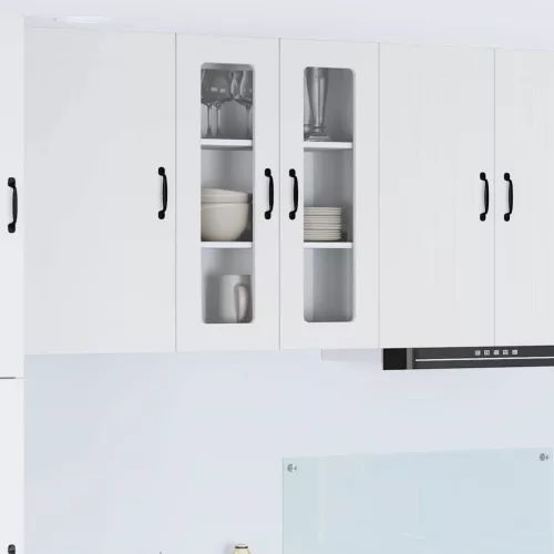 vidaXL Mosogatógép panel Lucca Fehér 60 x 31 x 80 cm Szerelt Fa
