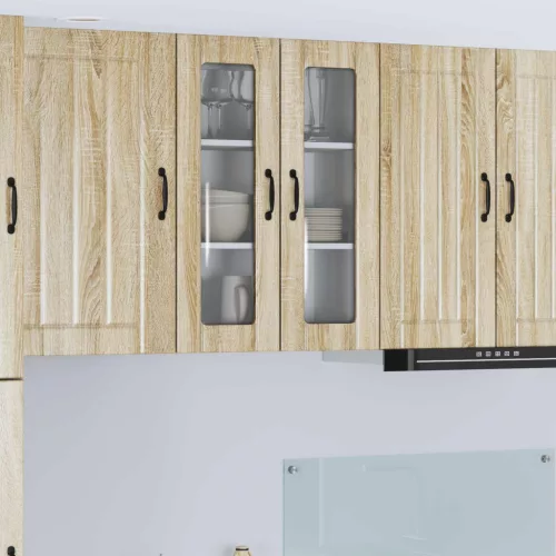 vidaXL Mosogatógép panel Lucca Sonoma Tölgy 60 x 31 x 80 cm Szerelt Fa