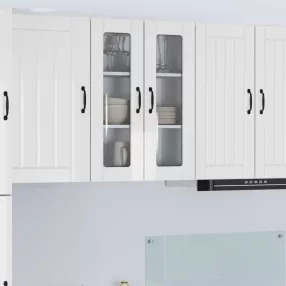   vidaXL Mosogatógép panel Lucca Magasfényű Fehér 60 x 31 x 80 cm