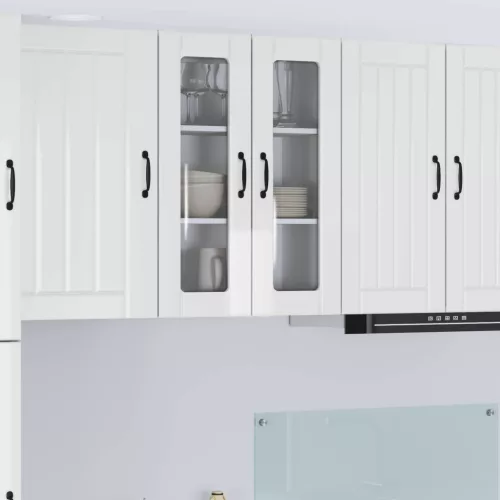 vidaXL Mosogatógép panel Lucca Magasfényű Fehér 60 x 31 x 80 cm