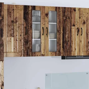   vidaXL Mosogatógép panel Lucca Antik Fa 60 x 31 x 80 cm Szerelt Fa