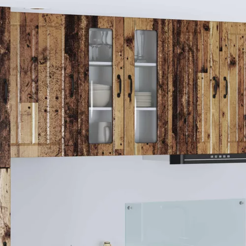 vidaXL Mosogatógép panel Lucca Antik Fa 60 x 31 x 80 cm Szerelt Fa
