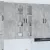 Fali konyhaszekrény Beton Szürke 60 x 31 x 100 cm Faanyag