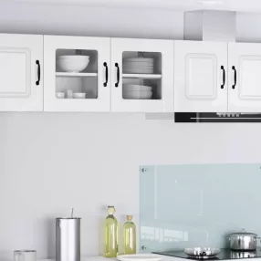   vidaXL Mosogatógép panel Magas Fényű Fehér 40 x 31 x 40 cm Faanyag