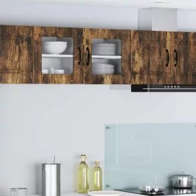   vidaXL Mosogatógép panel 2 pcs Füstölt tölgy 40 x 31 x 40 cm Faanyag