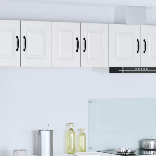 Konyhaszekrény polcokkal 2 pcs Fehér 30 x 31 x 40 cm Faanyag