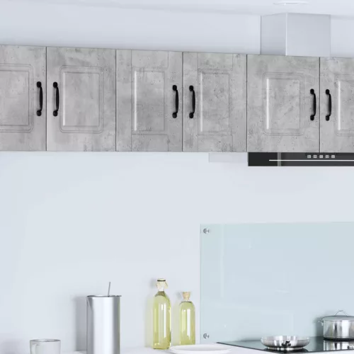Konyhaszekrény 2 pcs Beton Szürke 30 x 31 x 40 cm Faanyag