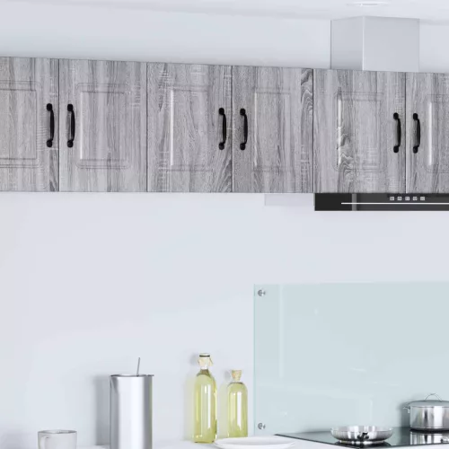 vidaXL Mosogatógép panel 2 pcs Szürke Sonoma 30 x 31 x 40 cm Faanyag