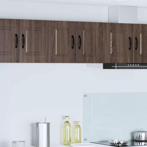 vidaXL Mosogatógép panel 2 pcs Barna Tölgy 30 x 31 x 40 cm Faanyag