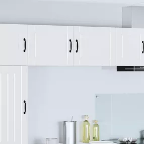   Konyhaszekrény polcokkal 2 pcs Fehér 50 x 31 x 40 cm Faanyag