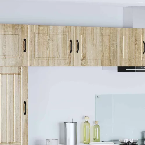 vidaXL Mosogatógép panel 2 pcs Sonoma tölgy 50 x 31 x 40 cm Faanyag