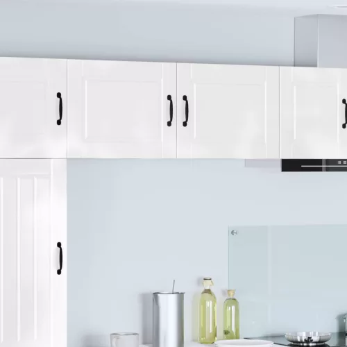 vidaXL Mosogatógép panel Magas Fényű Fehér 50 x 31 x 40 cm Faanyag