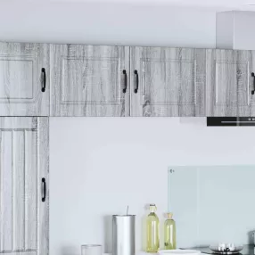   vidaXL Mosogatógép panel 2 pcs Szürke Sonoma 50 x 31 x 40 cm Faanyag