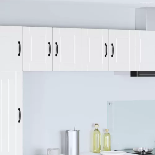 Konyhaszekrény polcokkal 2 pcs Fehér 60 x 31 x 40 cm Faanyag