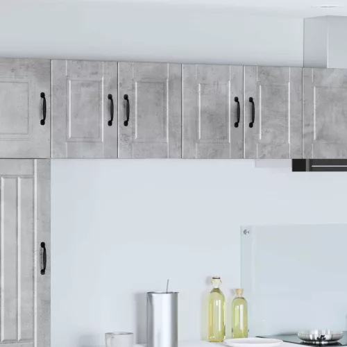 vidaXL Mosogatógép panel 2 pcs Beton Szürke 60 x 31 x 40 cm Faanyag