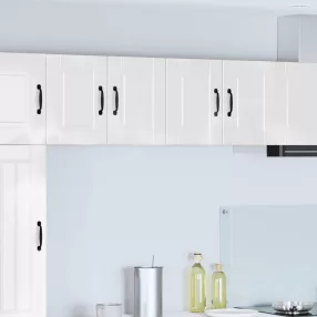  vidaXL Mosogatógép panel Magas Fényű Fehér 60 x 31 x 40 cm Faanyag