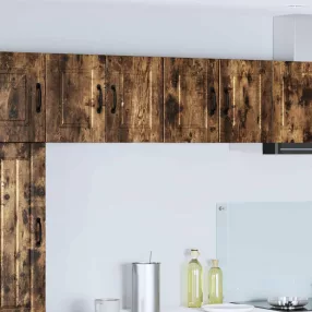   vidaXL Mosogatógép panel 2 pcs Füstölt tölgy 60 x 31 x 40 cm Faanyag