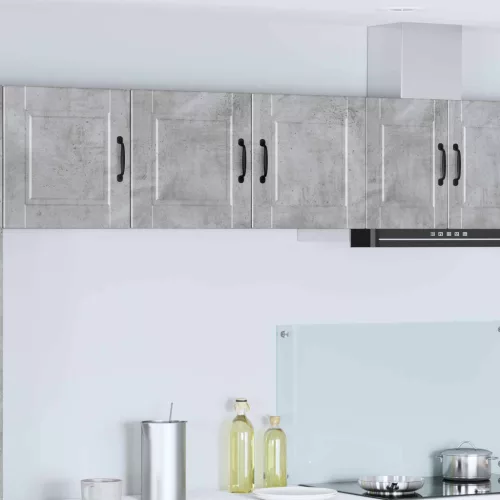 Konyhaszekrény polcokkal Beton Szürke 80 x 31 x 40 cm Faanyag