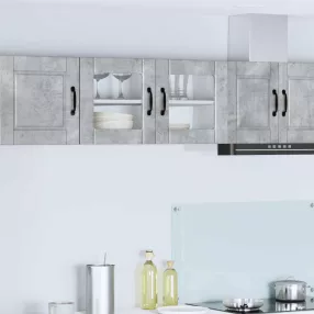   vidaXL Mosogatógép panel ajtóval Beton Szürke 80 x 31 x 40 cm Faanyag