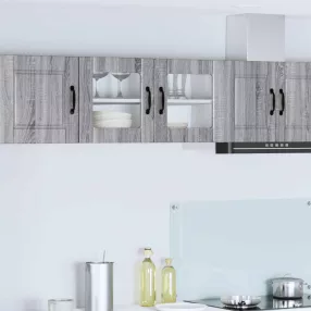   vidaXL Mosogatógép panel ajtóval Szürke Sonoma 80 x 31 x 40 cm Faanyag