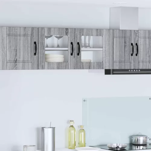 vidaXL Mosogatógép panel ajtóval Szürke Sonoma 80 x 31 x 40 cm Faanyag
