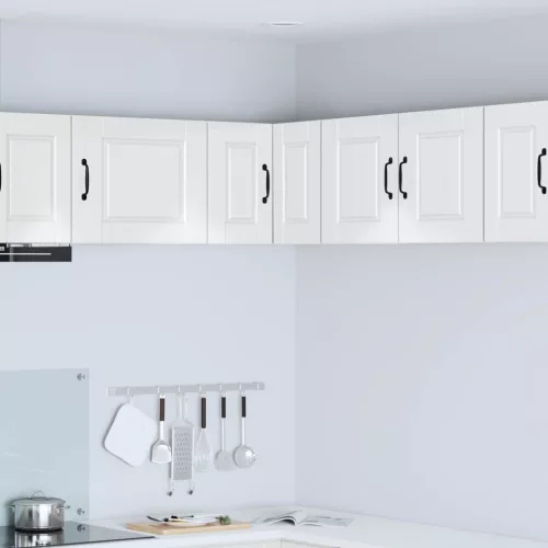 vidaXL Mosogatógép panel Magas Fényű Fehér 57 x 57 x 40 cm Faanyag