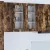 vidaXL Mosogatógép panel 2 pcs Füstölt tölgy 40 x 31 x 80 cm Faanyag