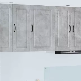   Konyhaszekrény polcokkal Beton Szürke 50 x 31 x 80 cm Faanyag