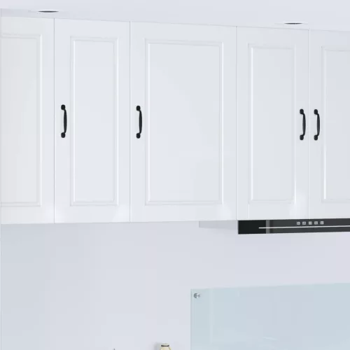 vidaXL Mosogatógép panel Magas Fényű Fehér 50 x 31 x 80 cm Faanyag