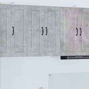   Konyhaszekrény polcokkal Beton Szürke 60 x 31 x 80 cm Faanyag
