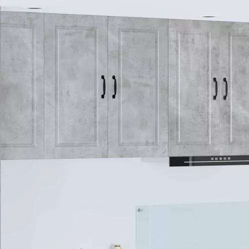 Konyhaszekrény polcokkal Beton Szürke 80 x 31 x 80 cm Faanyag