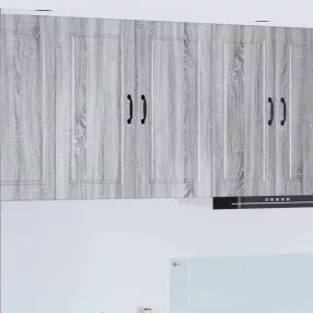   Konyhaszekrény polcokkal Szürke Sonoma 80 x 31 x 80 cm Faanyag
