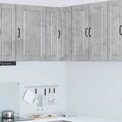 Konyhaszekrény polcokkal Beton Szürke 57 x 57 x 80 cm Faanyag
