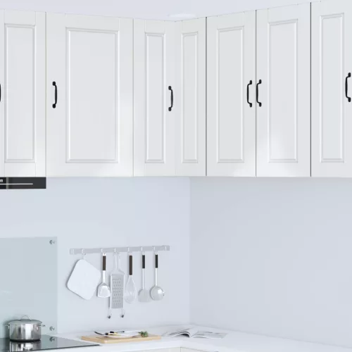 vidaXL Mosogatógép panel Magas Fényű Fehér 57 x 57 x 80 cm Faanyag