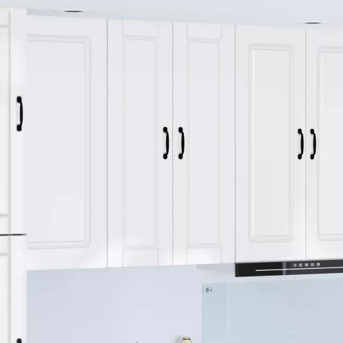 vidaXL Mosogatógép panel Magas Fényű Fehér 30 x 31 x 100 cm Faanyag