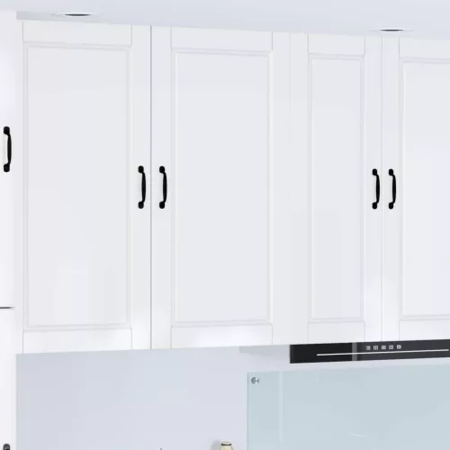 vidaXL Mosogatógép panel Magas Fényű Fehér 50 x 31 x 100 cm Faanyag
