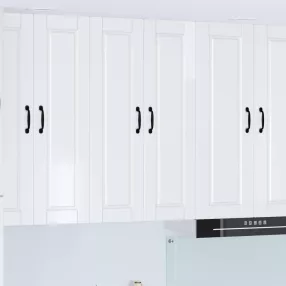   vidaXL Mosogatógép panel Magas Fényű Fehér 60 x 31 x 100 cm Faanyag