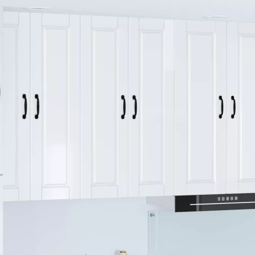 vidaXL Mosogatógép panel Magas Fényű Fehér 60 x 31 x 100 cm Faanyag