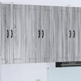   Konyhaszekrény polcokkal Szürke Sonoma 60 x 31 x 100 cm Faanyag