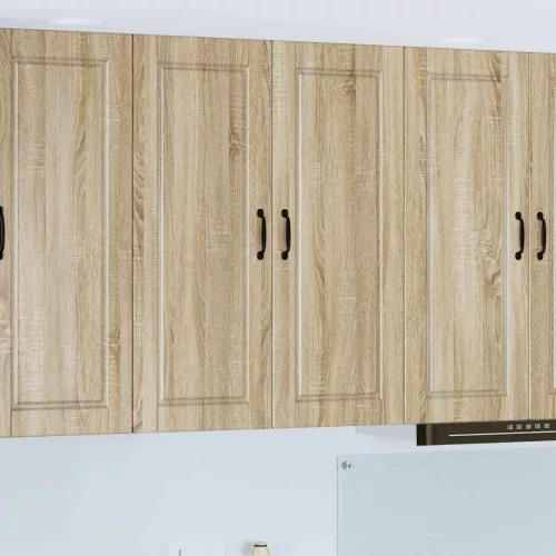 vidaXL Konyhaszekrény polcokkal Sonoma tölgy 80 x 31 x 100 cm Faanyag