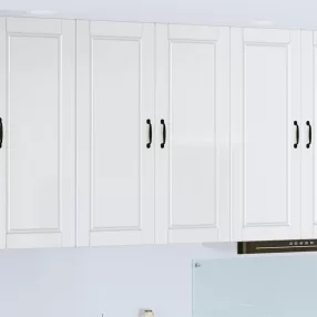   vidaXL Mosogatógép panel Magas Fényű Fehér 80 x 31 x 100 cm Faanyag