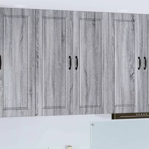 Konyhaszekrény polcokkal Szürke Sonoma 80 x 31 x 100 cm Faanyag