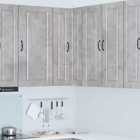   Konyhaszekrény polcokkal Beton Szürke 57 x 57 x 100 cm Faanyag